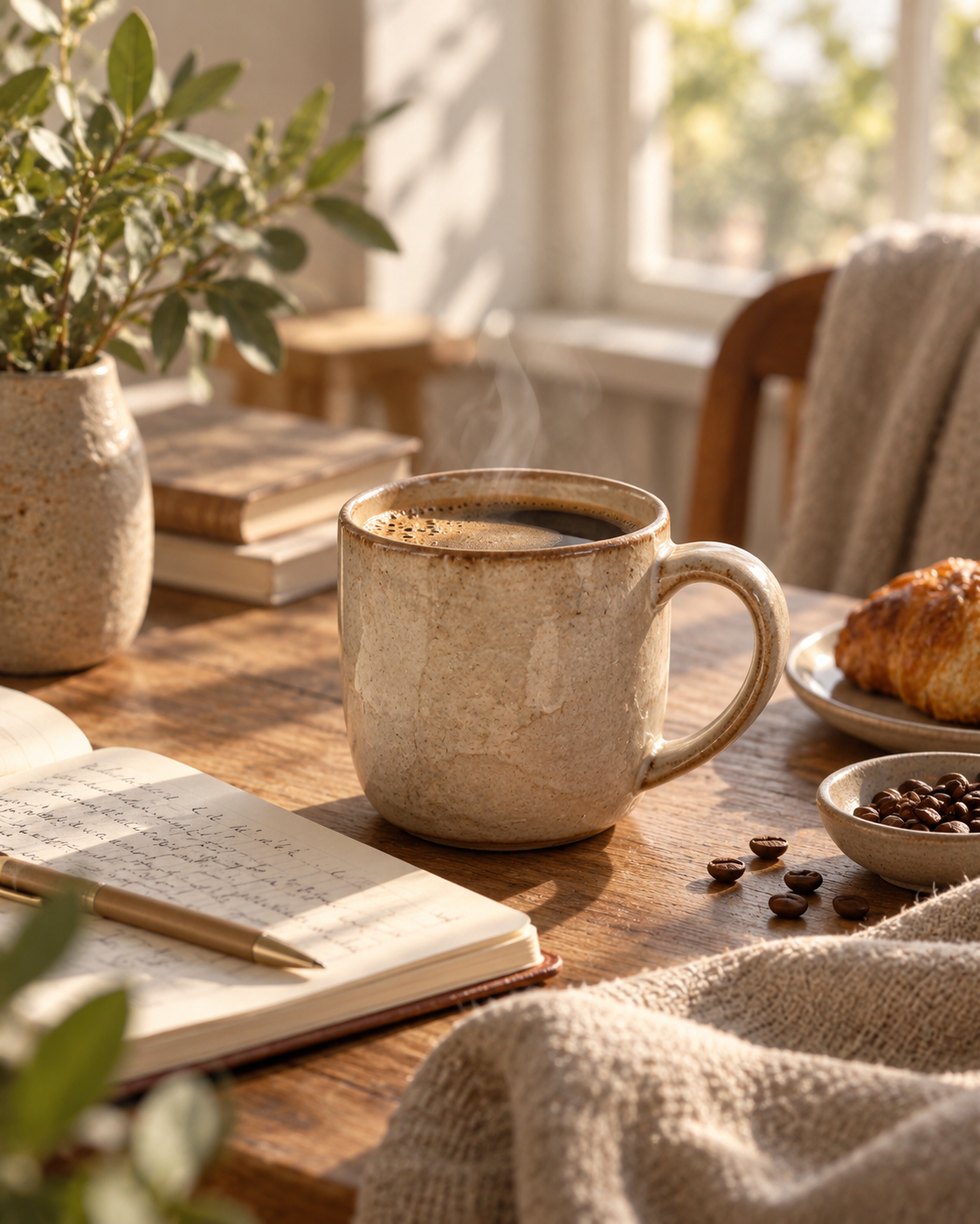 Routine Cup coffee as part of a warm daily ritual